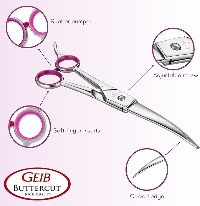 Geib Gator Shear Stainless Steel Pet Grooming Kit, 3-Pack