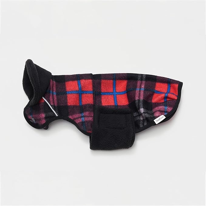 Sphynx Cat Windproof Turtleneck Jacket, Cat Puppy Warm Fleece Hoodie Fall and Winter,Easy to Wear Cat Coat with Velcro,Neck and Chest Adjustable Sweater (XS (1-2lbs)