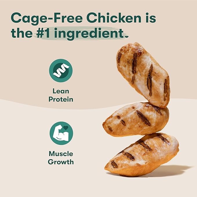 Jinx Premium Puppy Dog Food- Real Chicken, Brown Rice & Sweet Potato, Puppy Food with DHA, Protein & Calcium for Brain Health - Probiotics for Digestive Support - No Fillers - 30lb