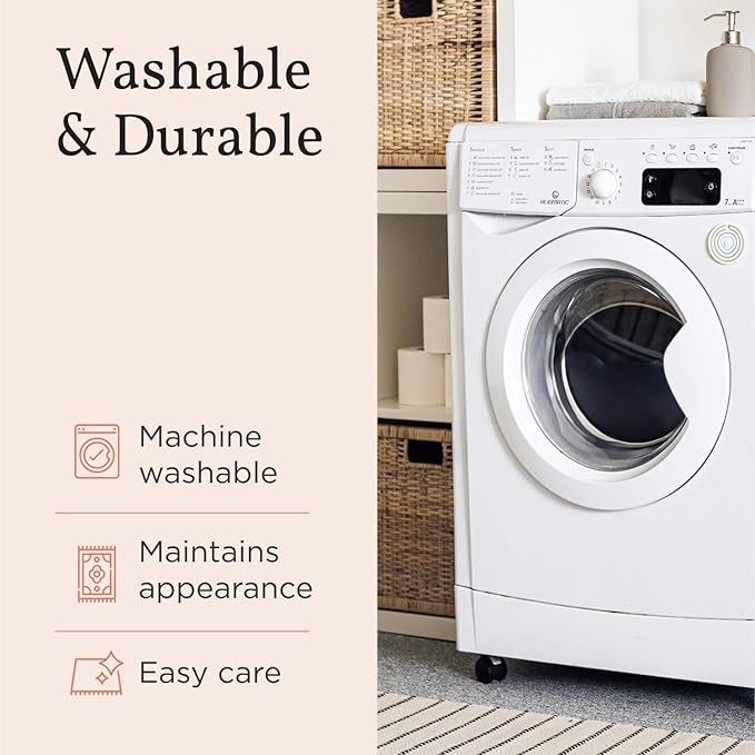 Lovewag Cat Litter Mat 2 Pack - Large 36x48 Machine Washable Easy Clean Non-Slip Waterproof Trapping Mats for Cats - (Sage Forest)