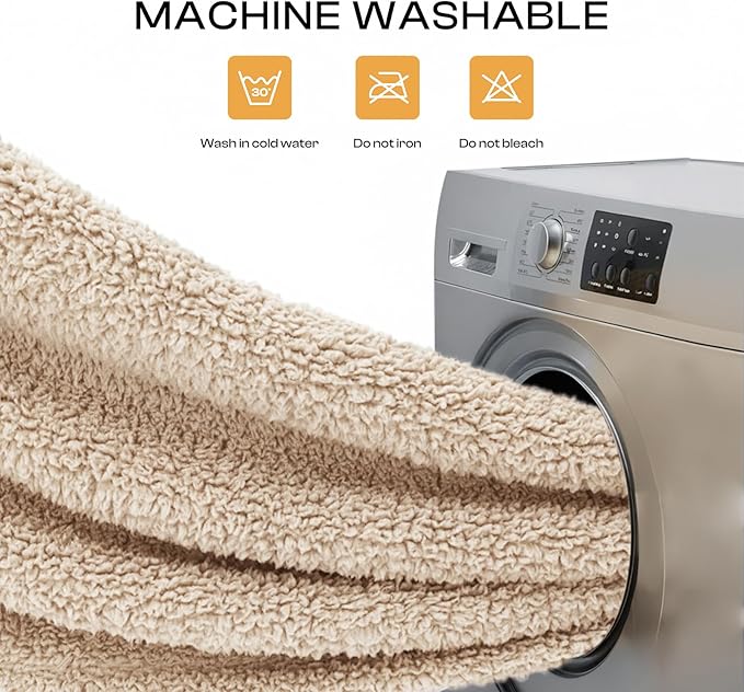 Luciphia 1 Pack 3 Calming Dog Blanket Fluffy Premium Fleece Pet Blankets Soft Sherpa Throw for Dogs Puppy Cat Beige/Pink/HazeBlue Large (41" x31")