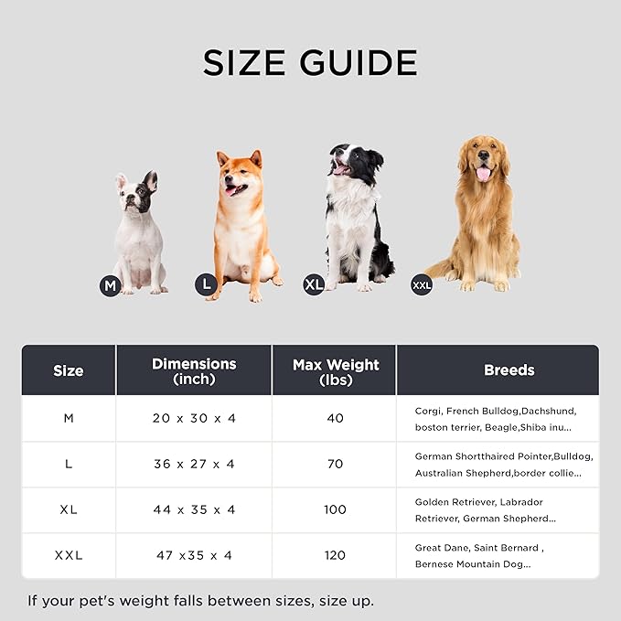 Bedsure Dog Bed Medium Size Dogs - Washable Pet Bed Mattress with Oxford Fabric, Water Resistant Flat Pet Pillow Cushion for Medium Dog Crate, 30x20x4, Lentil Sprout