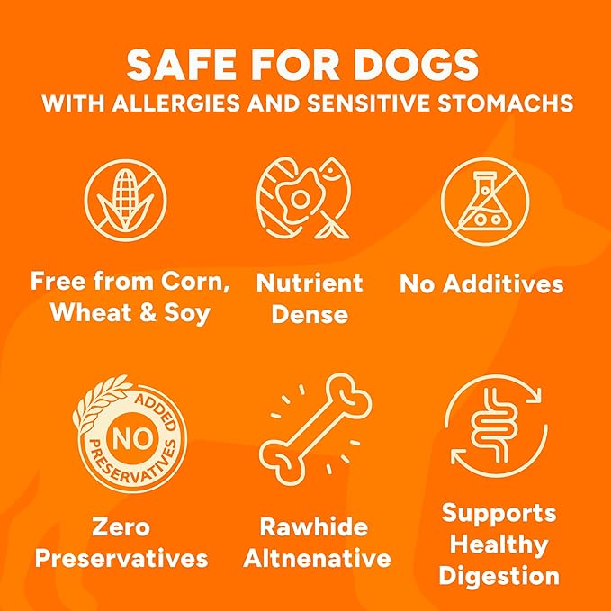 Gaines Family Farmstead Sweet Potato Dog Bones – 14 oz Bag, All-Natural, Single Ingredient, Grain-Free Dog Treats for Digestive Health, High Fiber - Training & Rewards, Made in USA