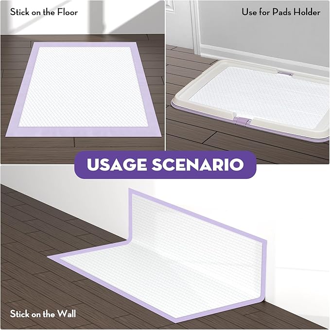 CROCI Dog Pads Extra Large 30x36in, Puppy Pads with Adhesive Tabs Super Absorbent Up to 10 Cups, Disposable (40 Counts)