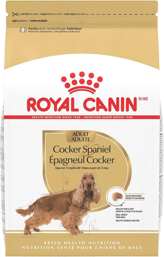 Royal Canin Cocker Spaniel Adult Dry Dog Food, 25 lb bag