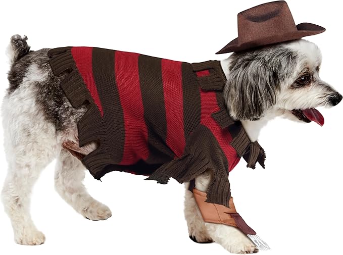 Rubies A Nightmare on Elm Street: Freddy Krueger Pet Costume for Dogs or Cats, Large
