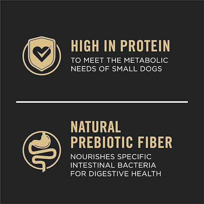 Purina Pro Plan Sensitive Skin and Stomach Dog Food Small Breed, Adult Salmon & Rice Formula - 4 lb. Bag