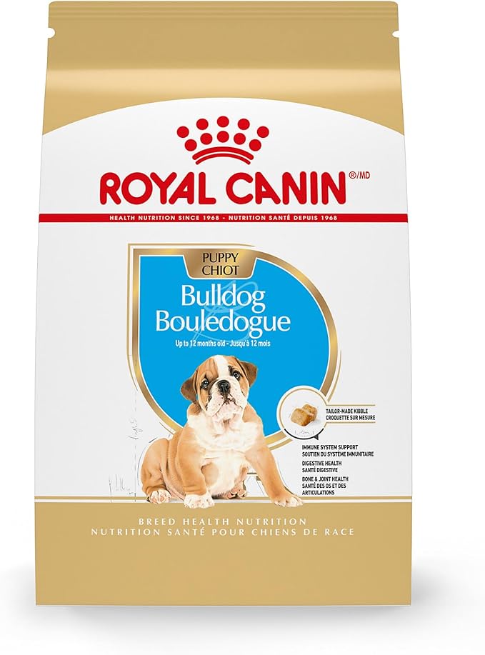 Royal Canin Bulldog Puppy Dry Dog Food, 30 lb bag