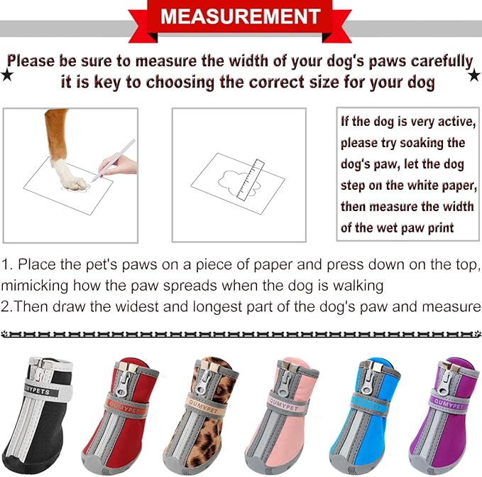 QUMY Dog Shoes for Small Dogs, Puppy Dog Boots & Paw Protectors for Winter Snowy Day, Summer Hot Pavement, Waterproof in Rainy Weather, Ourdoor Walking, Indoor Hardfloors Skid-Resistant Sole Pink 1