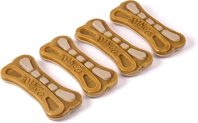 Dingo Delights 100% Rawhide Free Dog Treat Made with Real Chicken for Small, Medium, and Large Dogs 9-Count