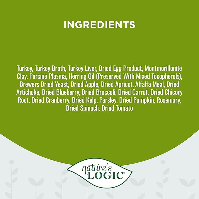 Nature's Logic 24 Count Feline Turkey Canned Food, 24-5.5 oz