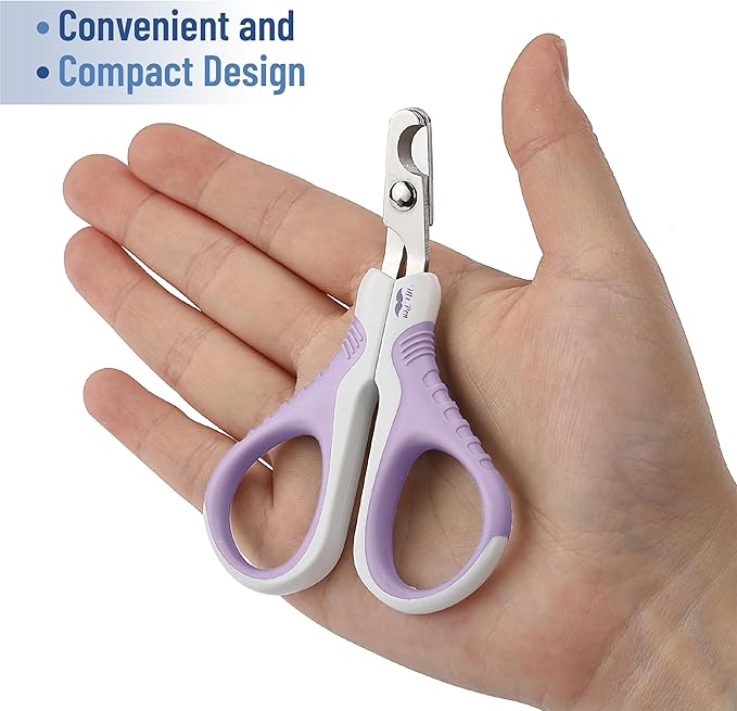 Mr. Pen Cat Nail Trimmer - Purple, Cat & Kitten Nail Clippers, Pet Claw Trimmer