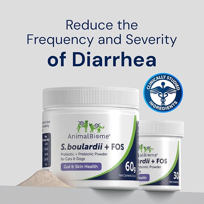 S boulardii + FOS for Cats and Dogs Probiotic Prebiotic - 30g