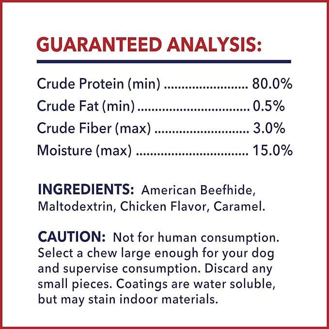 Pet Factory American Beefhide 21" Knotted Bone Dog Chew Treat - Chicken Flavor, 1 Count/1 Pack