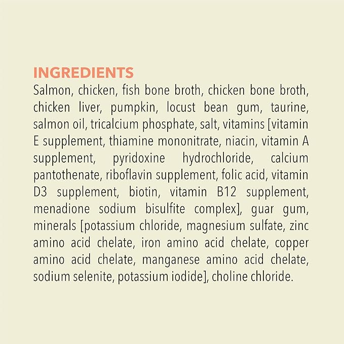 ACANA Premium Pate Wet Cat Food in Bone Broth Salmon + Chicken Recipe 5.5oz Cans (12 count)