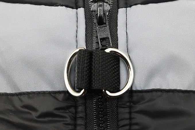 Small Dog Coats Warm Winter Jackets for Small Medium Dogs Puppy Cold Weather Coat Pet Clothes, Grey, X-Small