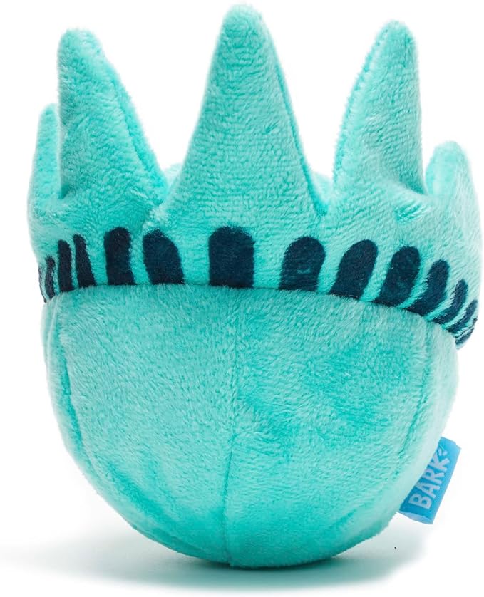 Barkbox Lady Liberty Ball 2-in-1 Dog Toy - Plush Squeaky Toy for Large Dogs | Large