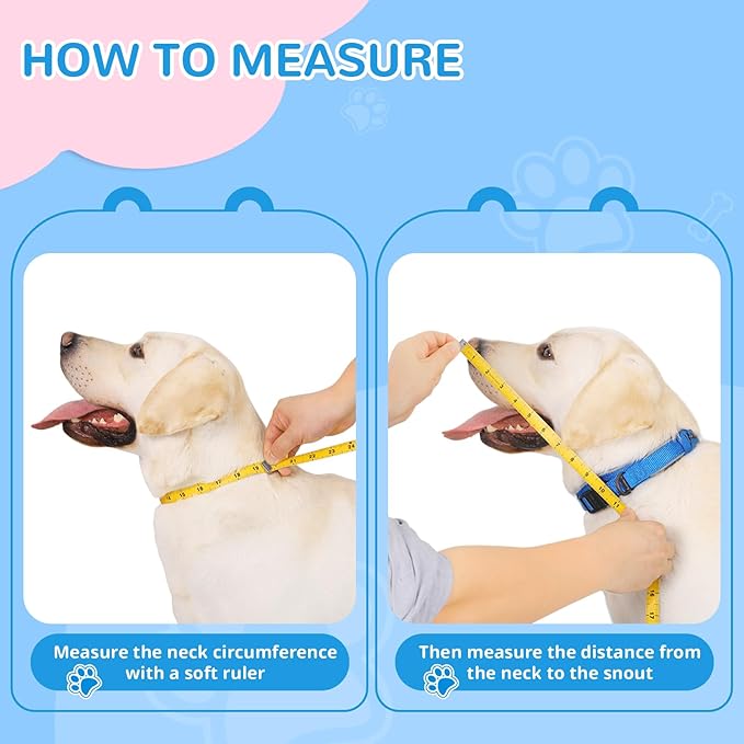 Sponge Core Dog Cone, Inflatable Dog Cone Collar Alternative, Dogs Donut Collar After Surgery, Soft Cone for Large Medium Small Dogs to Stop Licking, No Inflation Required, Clear View(Size 5, Pink)