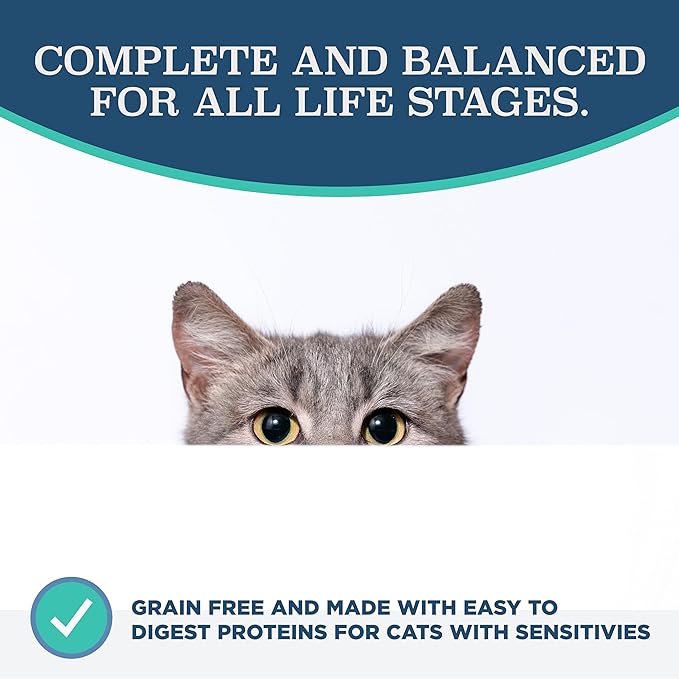 Blackwood Dry Cat Food, Special Diet Formula for Sensitivities, Duck Meal, Salmon Meal & Field Pea Recipe, 4 Pound Bag, High Protein, Slow Cooked, Grain Free