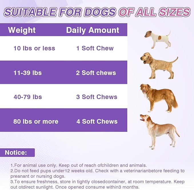 Dog Allergy Chews - Dog Allergy and Itching Skin Relief Anti Itch Aller Immune Bites for Dogs Licking Paws Relief Itchy Chew Probiotics Vitamins for Skin and Coat Allergies - (Chicken, 200 Ct)