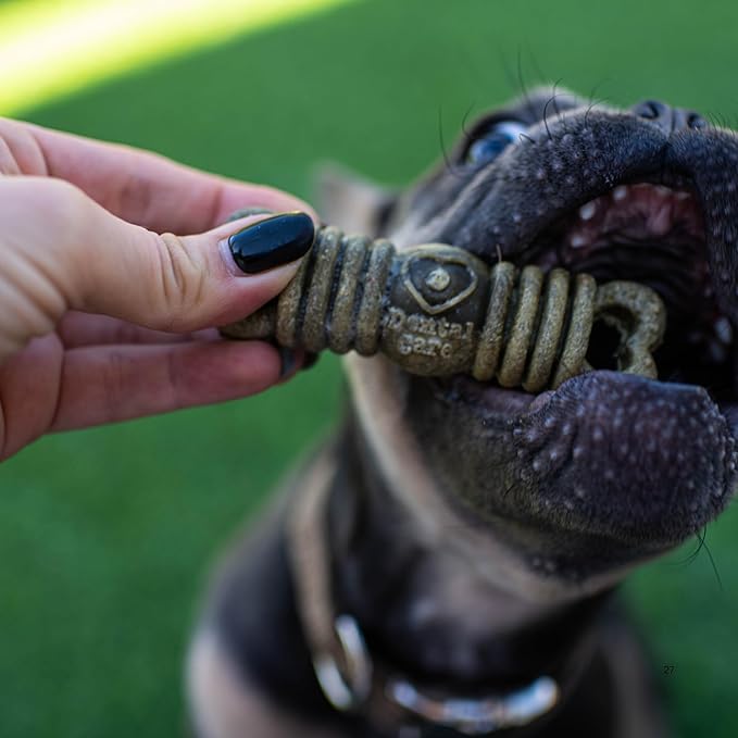 Loving Pets Ora-Bone™ Dental Chews for Dogs – USA Made Dog Dental Sticks with Parsley & Mint – Patented Shape to Reduce Plaque, Tartar, Massage Gums & Freshen Breath (Medium Dogs 14 oz.)