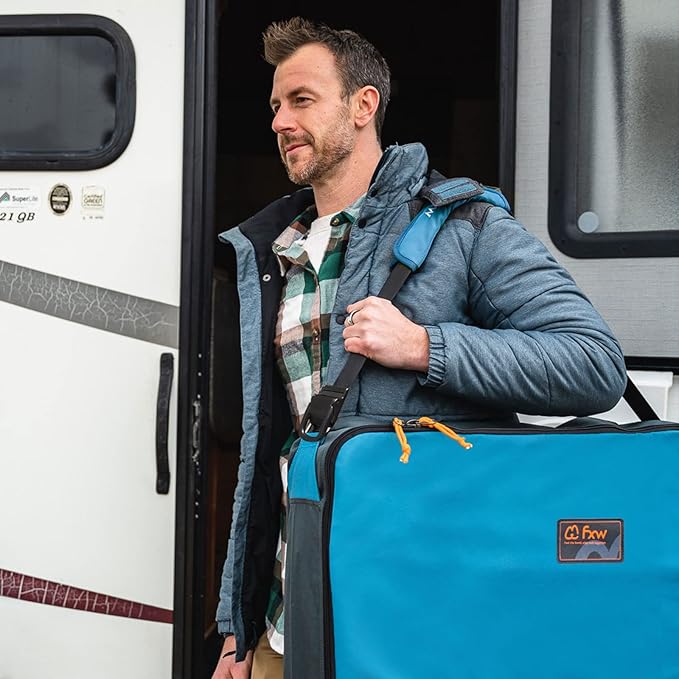 FXW Specialized Dog Playpen Storage Bag (Not Suitable for Other Brands), Designed for RV Trips, Fits 32" H 8 Panels and 9 Stakes│Patented