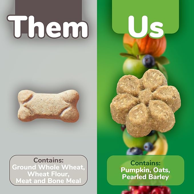 Fruitables Healthy Dog Treats Pumpkin & Apple | Made with Pumpkin for Dogs | Low Calorie Treats for Dogs | 12 Ounces, White