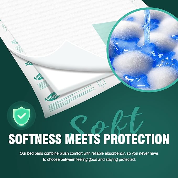 Heavy Duty Underpads 30x36 Inch ,75 Count, Ultra 10 Times More Absorbent Chucks Pads, Tear-Resistant Disposable Bed Pads with Strength Cloth Backing for Adults, Elderly Care
