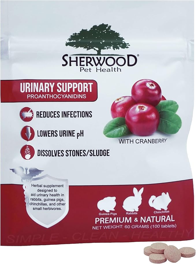 Urinary Support by Sherwood Pet Health (100 Tablets - 60 Grams)