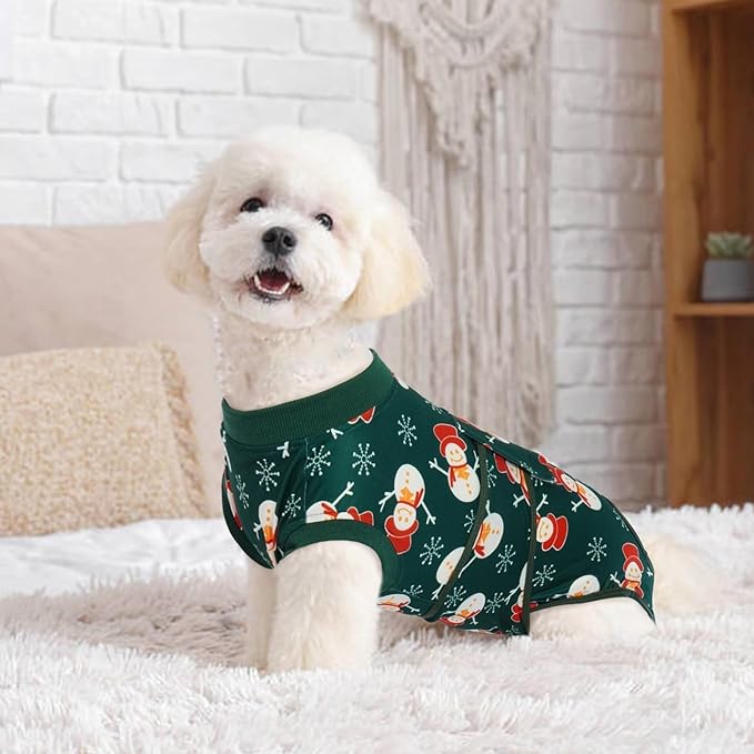 Kuoser Dog Surgery Recovery Suit, Doggie Surgical Bodysuit for Female Male Dogs, Pet Anti Licking Shirt for Spay Neuter Dog Cone Alternative