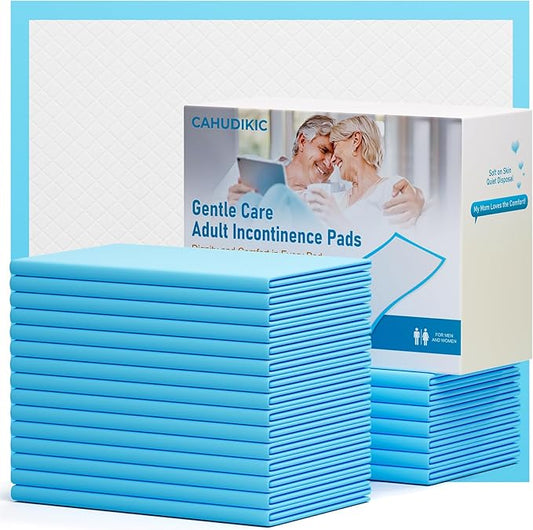 Bed Pads Disposable Adult 40"x40" 60 Count, Extra Large Chucks Incontinence Underpads, Super Absorbent & Leakproof Chux Pads, Pee Pads for Pets, Adults & Kids, Puppy Training Pads