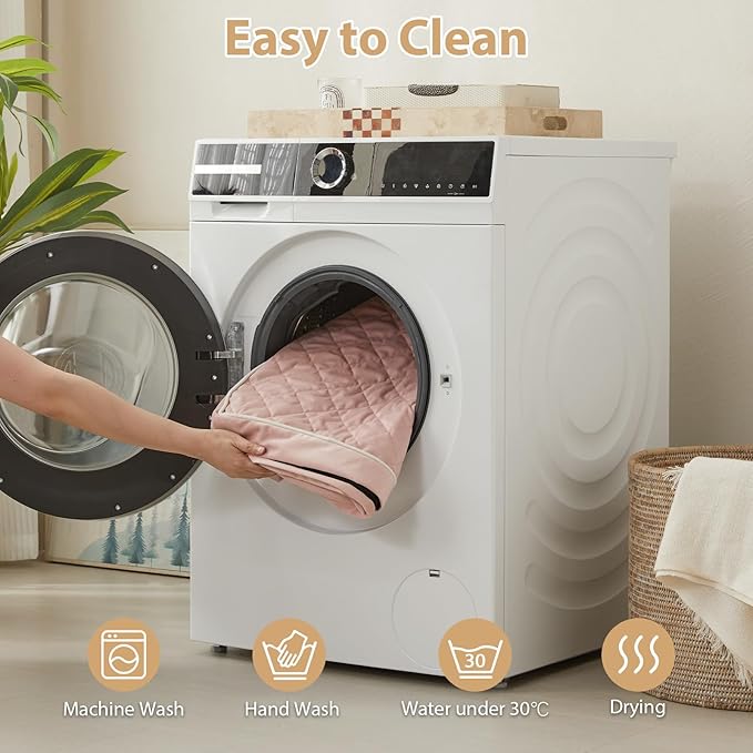 WNPETHOME Orthopedic Dog Bed Medium Size Dog, Waterproof Medium Dogs Bed with Removable Washable Cover, Multi-Needle Quilting Dogs Crate Bed