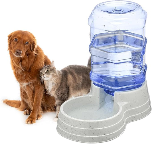 Large Dogs Water Dispenser Station,3 Gallon/11L Gravity Automatic Feeder, Dog Water Bowl Dispenser,Large Size Dog Drinking Fountain