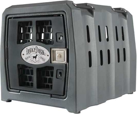 Lucky Dog Kennel, Durable Crash Tested Portable Dog Crates, Medium