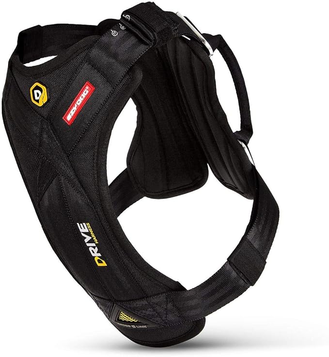 EzyDog Drive Dog Car Harness – Crash Tested and Certified (US-FMVSS 213) Dog Seat Belt Harness for Safe Travel, Adjustable with Padded Comfort (Large)