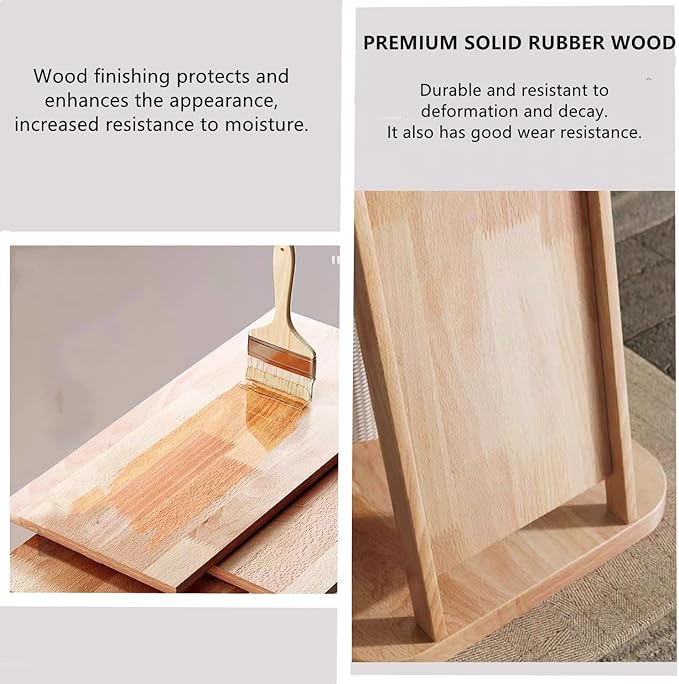 SHENGOCASE Modern Natural Wood Cute Multifunctional Cat Tree Tower Small, Large Top Perch Bed, Sisal Scratching Post, Tilted Angled Ramp Scratcher, Climbing Rope Toy