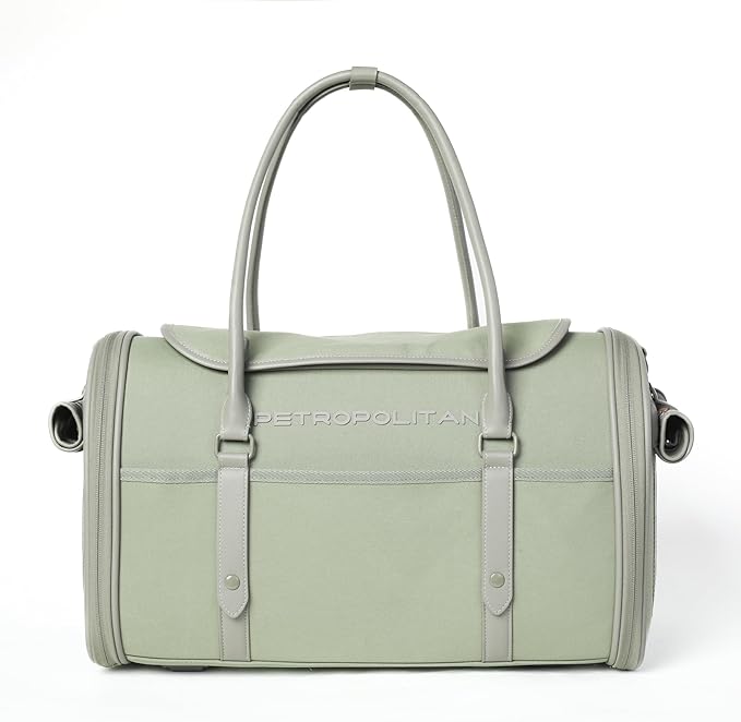 Cat Soft-Sided Carrier, Airlien Compliant, with Ventilation, for Pets Upto 16 lbs (Matcha Green)