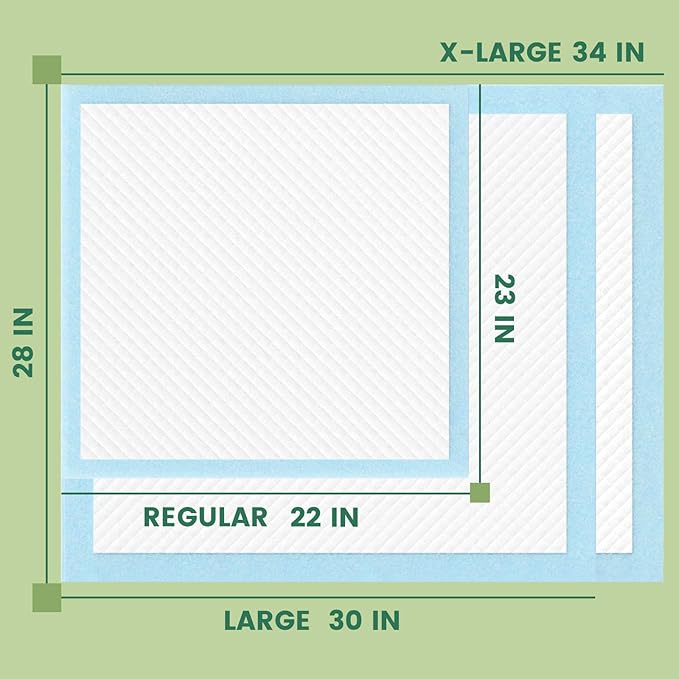 IMMCUTE Puppy Pads 30x28 Inches, 30 Count- Extra Large Super Absorbent Puppy Training Pads with Double Leak-Proof Layer | Thick Disposable Potty Pads for Dogs, Puppies & Pets | Odor Control, Quick Dry