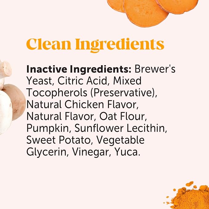 Pet Honesty Dog Allergy Itch Relief - Maximum Strength Itch Supplement with Probiotics for Dogs - Immune Support & Skin Relief for Seasonal Allergies - Natural Itchy Skin Paw Relief - (Chicken, 90 Ct)