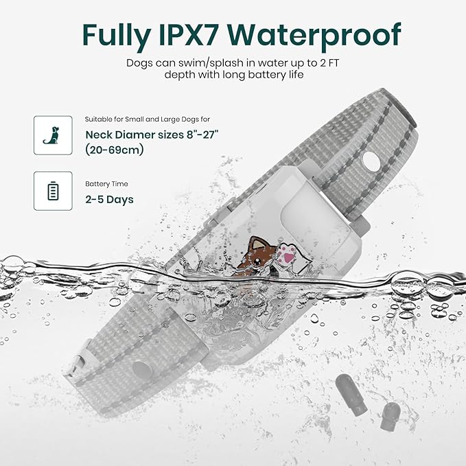 GPS Dog Collar with Wireless Electronic Boundary & Training – No Subscription Needed,Smart Waterproof trainable Fence, App-Controlled Safe Zone, Outdoor Fence for Pets System