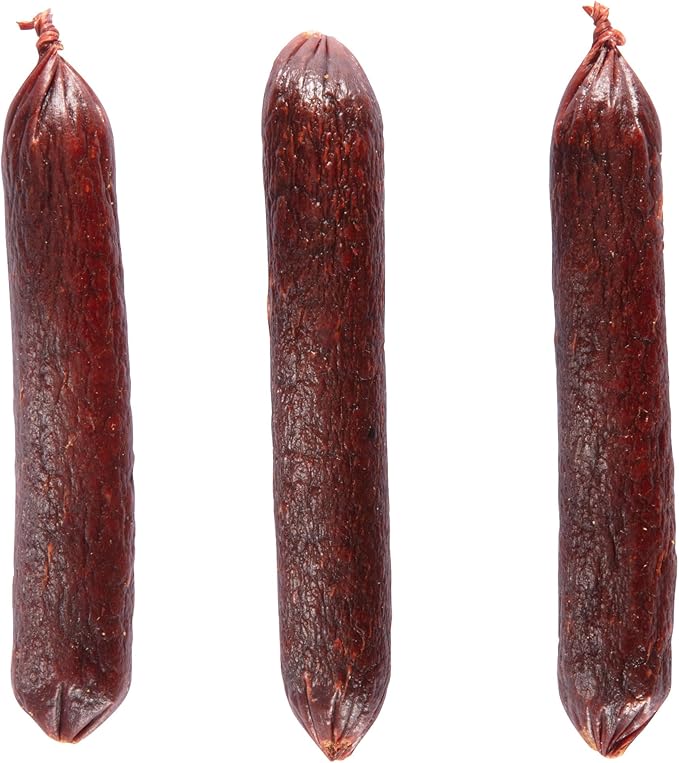 Happy Howie's Sausage Treats - Healthy Chewy Dog Treats, Flavorful Slow Cooked Lamb, Natural Ingredients, Hormone Free - Lamb, 80 Count (Pack of 1)