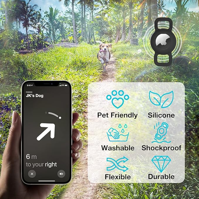 Airtag Holder for Cat, Air Tag Case for Cat Collar and Small Dog Collar