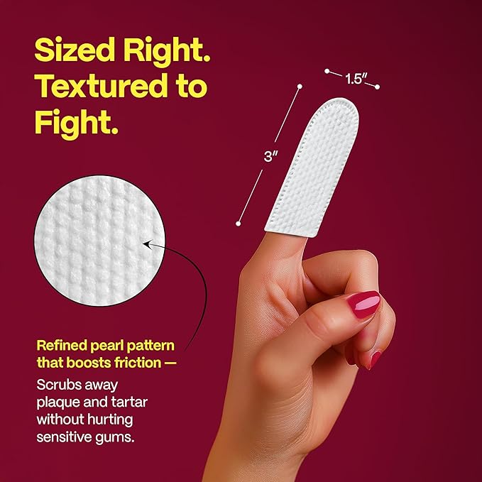 DOCO Dog & Cat Ear & Teeth Cleaning Wipes Kit - Removes Plaque, Tartar & Wax, Freshens Breath, Soothes Ears with Chamomile, Aloe & Bacon Flavor - Gentle & Effective for All Pets, 100 Count