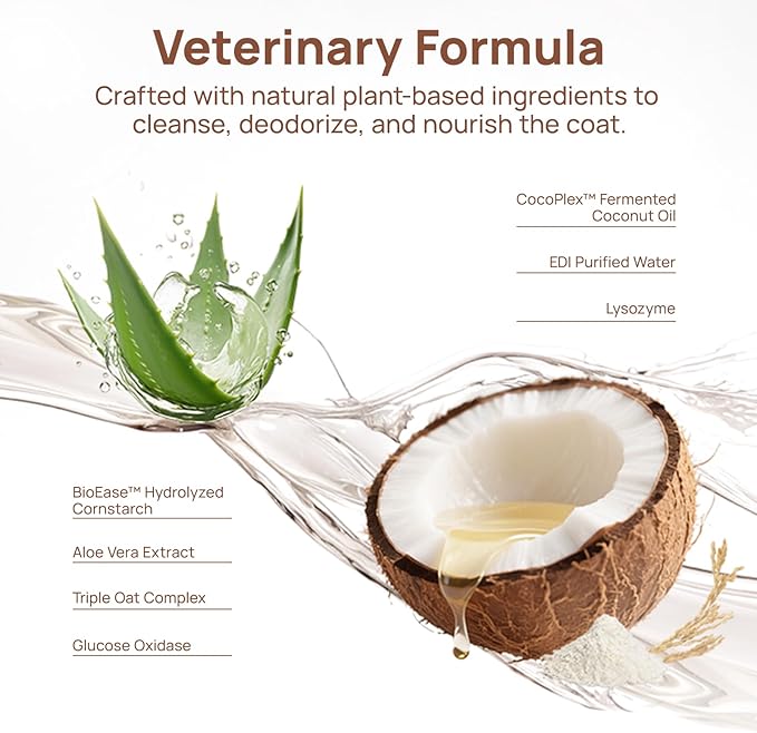 HICC PET Glove Wipes Pro – Pet Cleaning Gloves for Dogs & Cats – Infused with Coconut Oil & Plant Extracts – Hypoallergenic, Gentle, Spa-Like Care at Home