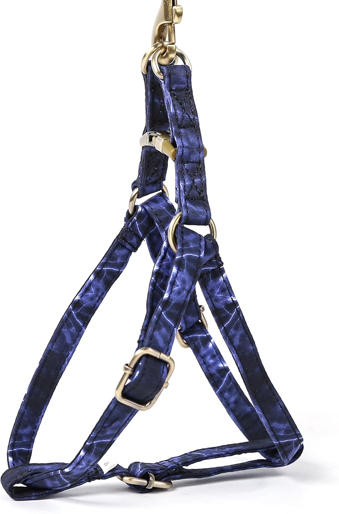 Angie and Allie Organic Cotton Personalized Step in Dog Harness,Custom Dog Halter Vests,Adjustable No Pull Canine Halter Harness for Small Medium Large Dogs