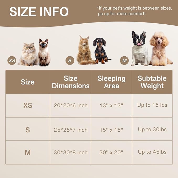 MEWOOFUN Donut Dog Beds for Small Dog, Calming Bed Round Cute Puppy Bed with Non-Slip Bottom, Fluffy Washable Pet Bed for Puppy and Kitten (Pink, S (25x25x7))