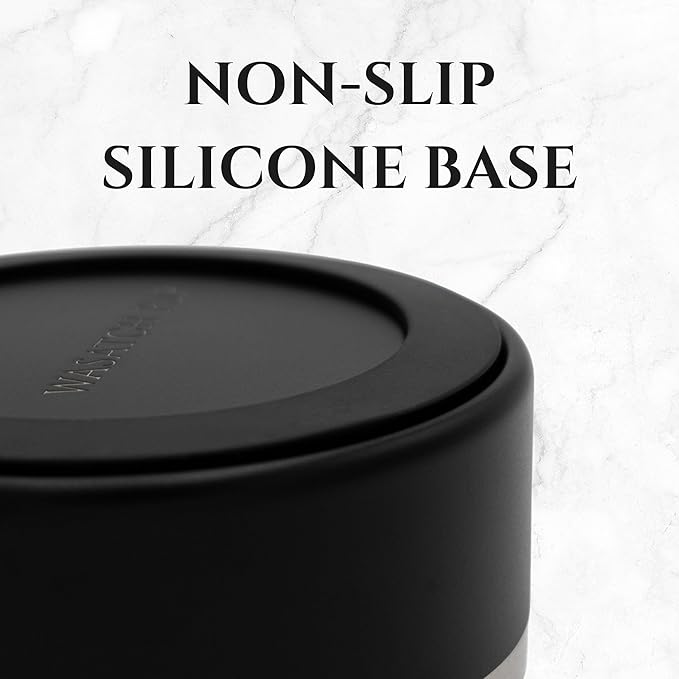 Stainless Steel Dog Bowl for Small-Large Dogs | Double Wall Insulated, Non-Slip Base Heavy Duty Water and Food Bowls for Dogs & Cats | Pet Safe BPA Free & Dishwasher Safe | 64 Oz - White