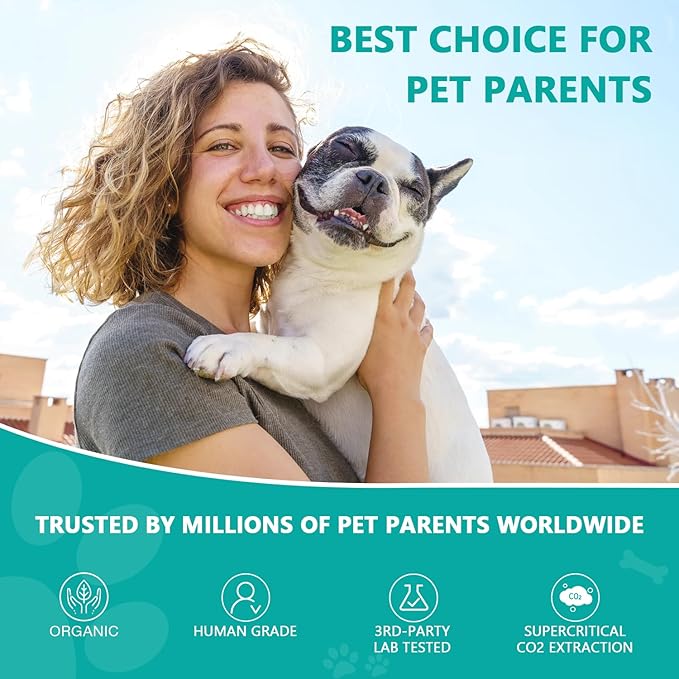 (2 Pack) Max Potency Hemp Oil for Dogs & Cats - Help Anxiety Stress Pain Inflammation Arthritis Aggressive Relax Sleep Allergies Seizures Relief - Treats Chews Joint & Hip - Organic Pet Calming Drops