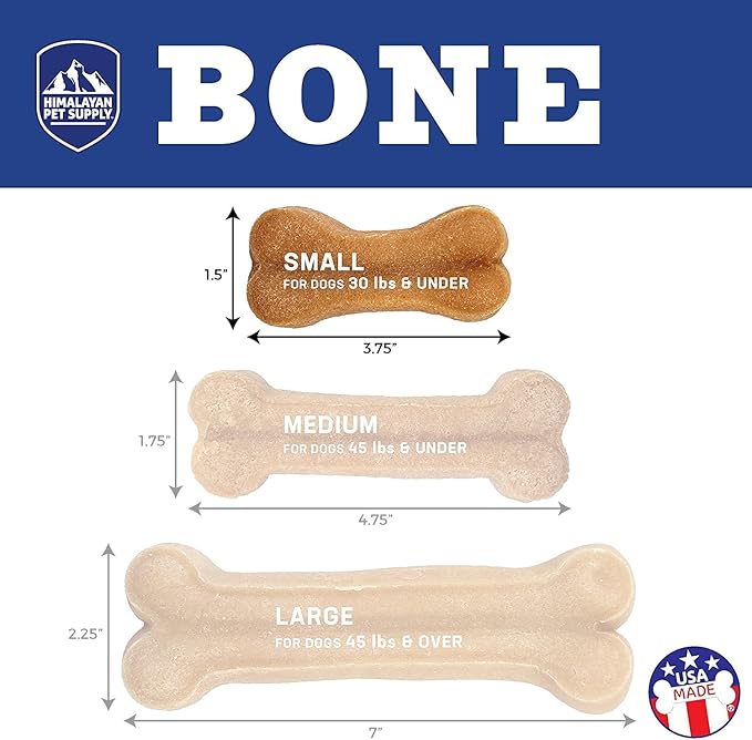 Cheese Dog Chew Bone | Long Lasting-Stain Free-Protein Rich-Low Odor | 100% Natural, Healthy & Safe | No Lactose, Gluten, Soy or Grains | for Dogs 30 lbs and Under