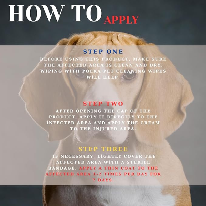 Pet Eye Cream Health for Dogs, Cats, Cattle, Sheep, Horse, Bird 1/8 oz /5gr, 1 Tube